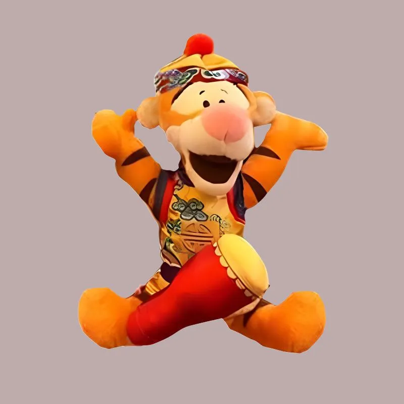 Disney Disney Tigger Plush Pendant Plush Toy Dolls Plush Doll Ss Height-1
