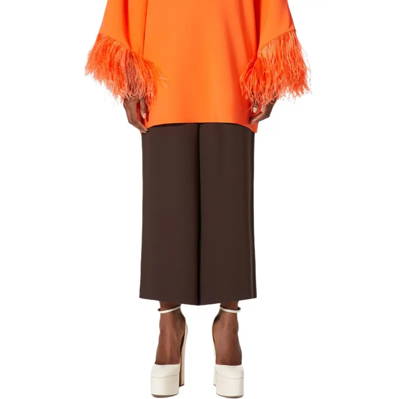 Valentino Knitted Sweatpants Women's Brown-1