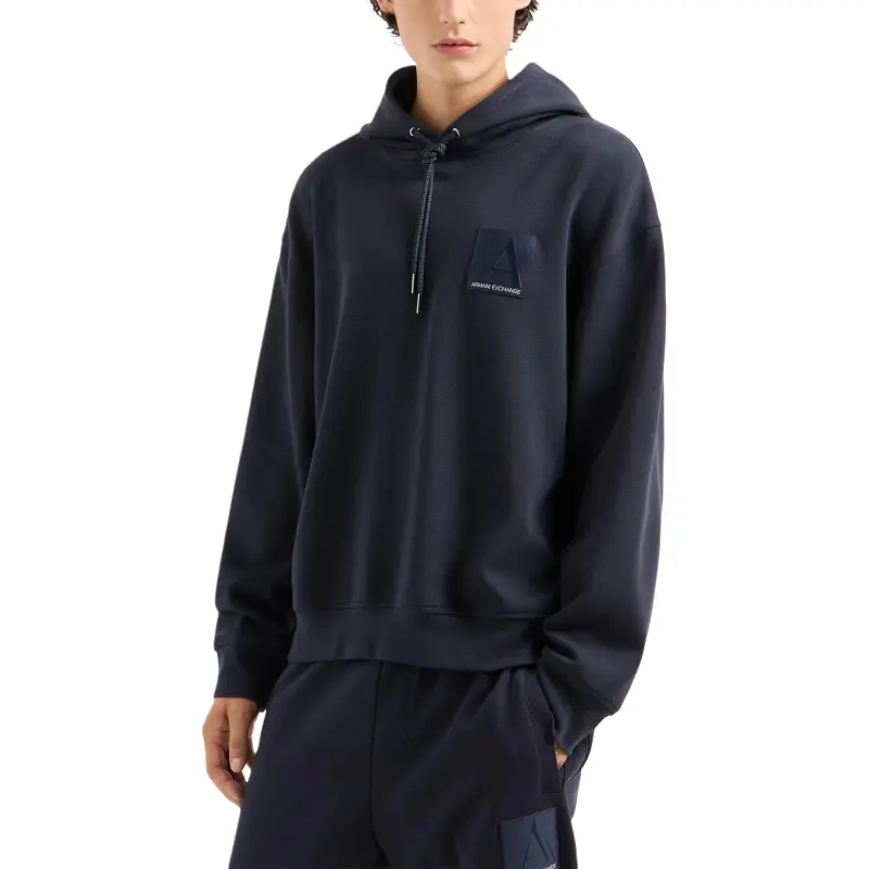 ARMANI EXCHANGE Logo patch Hoodie-3