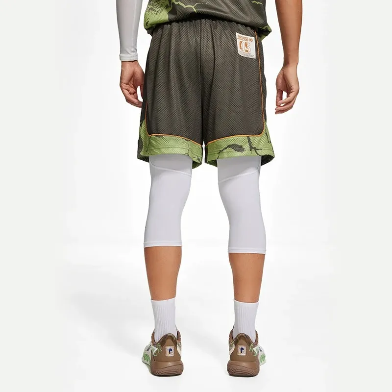 LiNing Badfive Casual Shorts Unisex Green-3