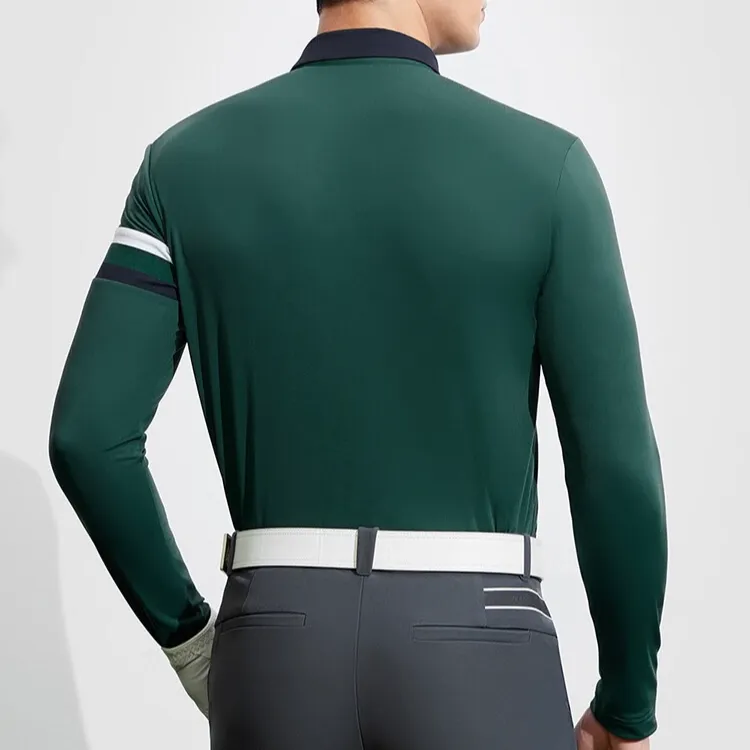 FILA Golf Series Polo Shirt Men's Mountain Wall Green-4
