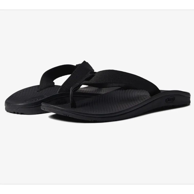 Chaco Abrasion Resistant Slip Resistant Flip Flops Women's Black-2