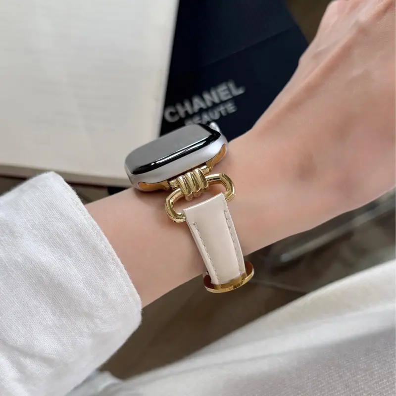 Wei Xin Apple Compatibility Watch Band Cowhide Leather Material-14