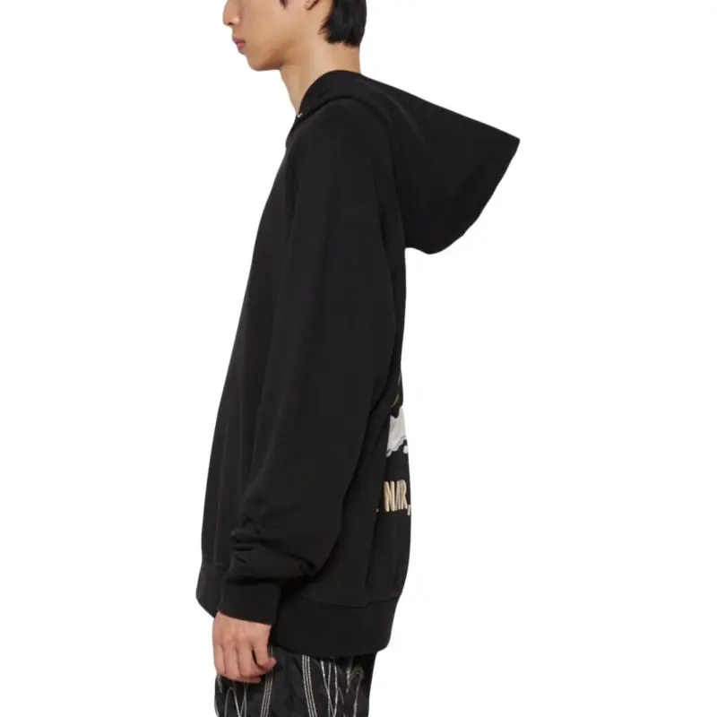 BALLY Motif Printed Drawstring Hoodie-5