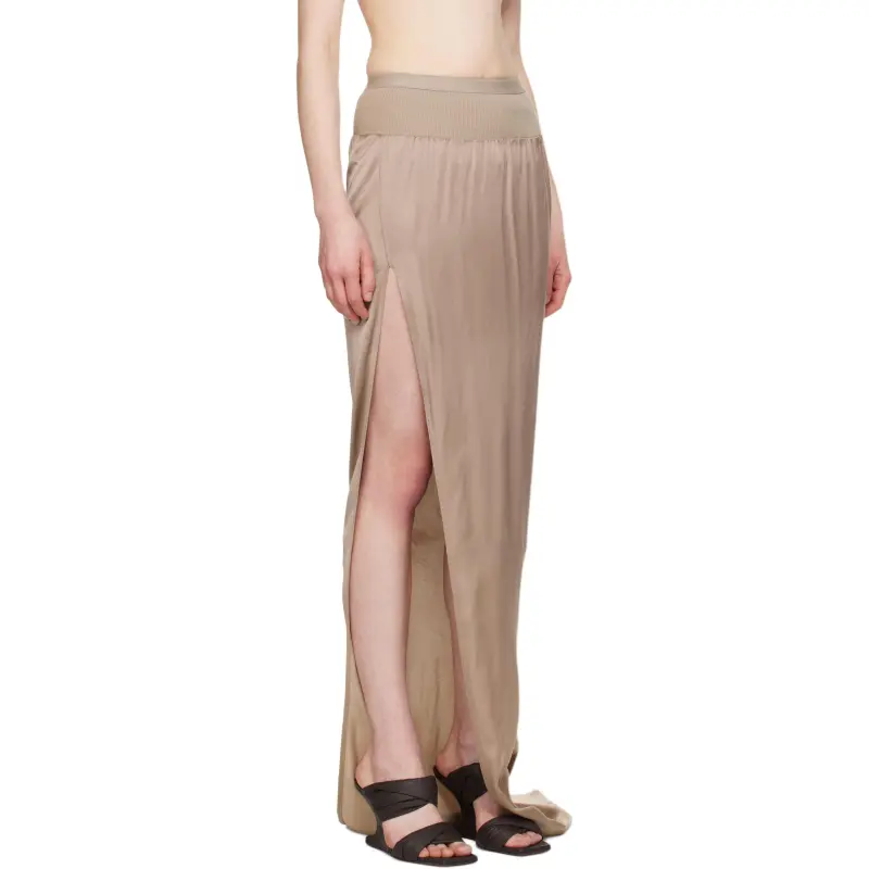RICK OWENS Split Maxi Skirt-1