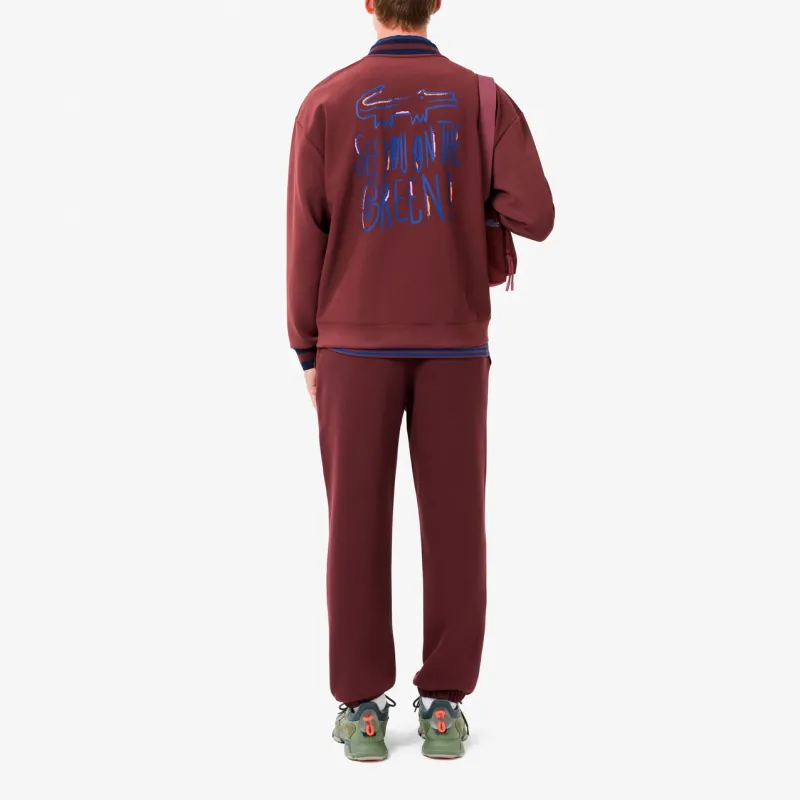 LACOSTE Casual Pants Men's Bordeaux-2