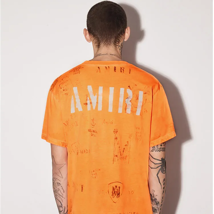 AMIRI T Shirts Men Orange-1