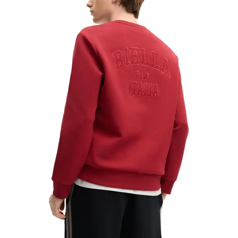 FILA ORIGINALEBIELLA Sweatshirt Men's Rose Burgundy-3