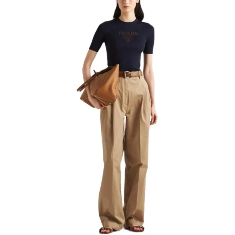 PRADA SS24 Regular T Shirt Women's Blue-1