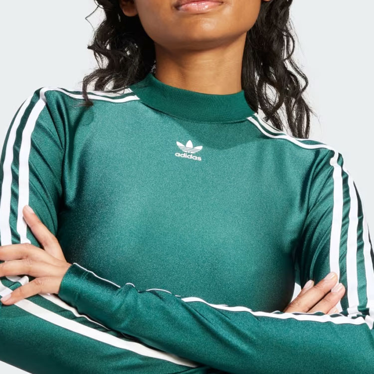 womens green adidas sweatshirt