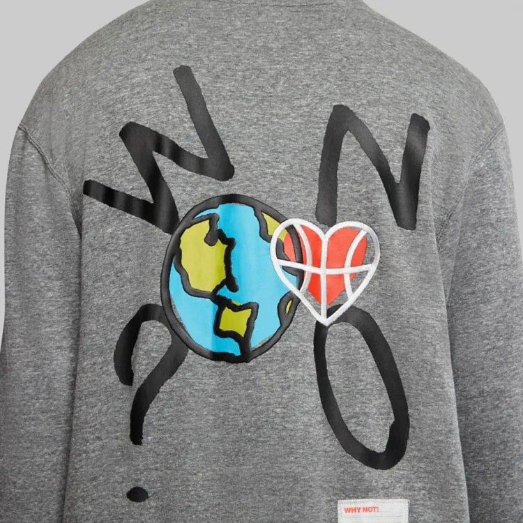 Jordan Why Not Sweatshirts Men Gray-3