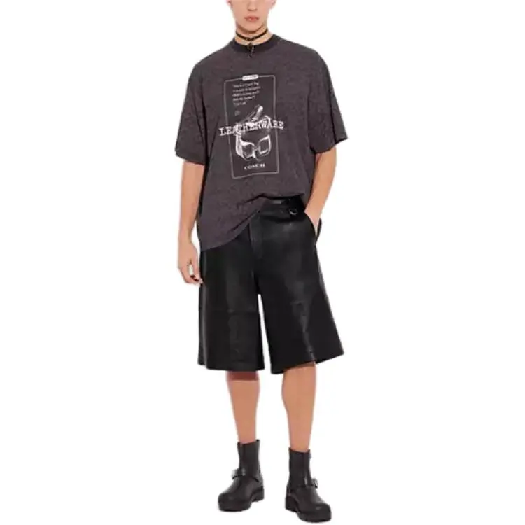COACH Casual Shorts Men Black-6