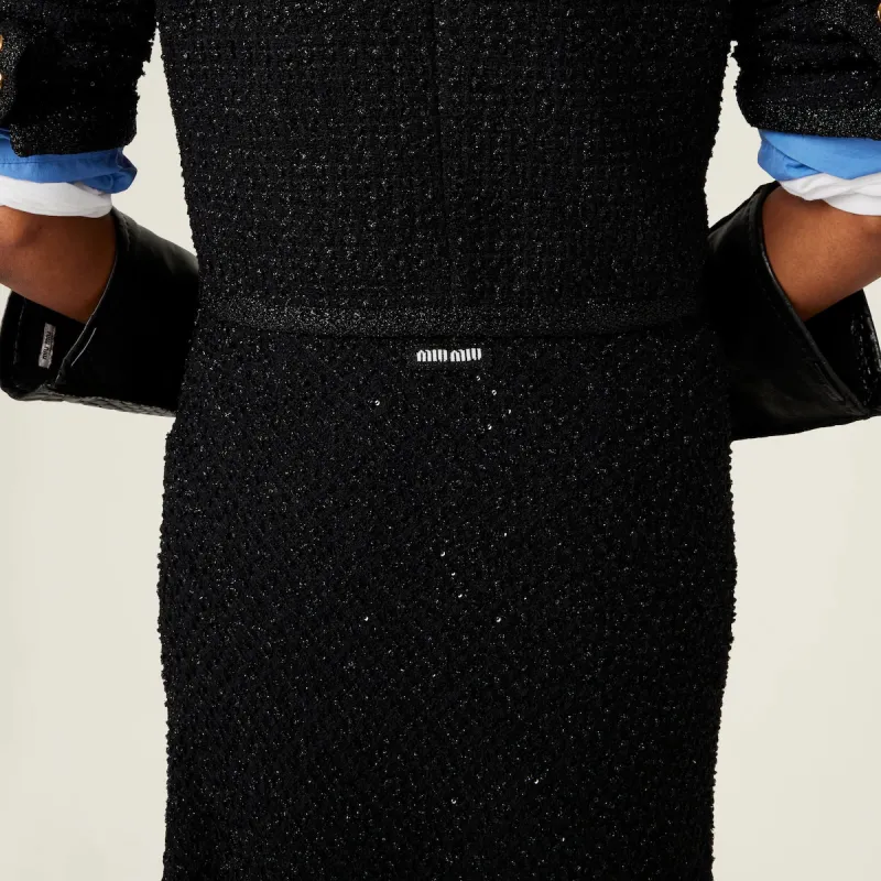 MIU MIU Button Up Cropped Jacket-3
