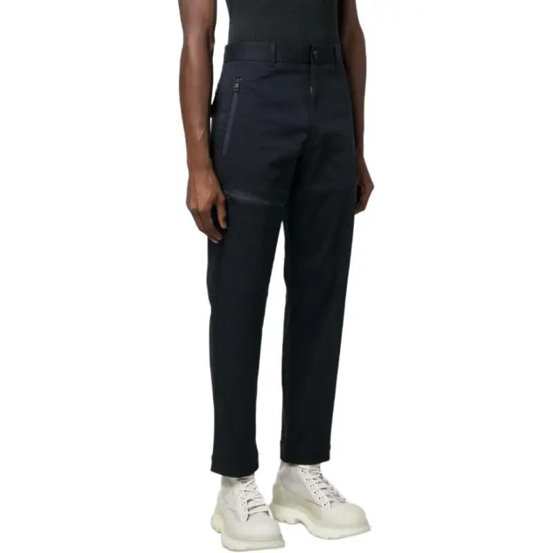 Moncler Logo Patch Cropped Cargo Pants-3