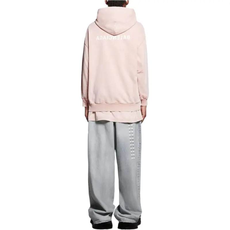 Balenciaga Logo Printed Zip-Up Hoodie-3