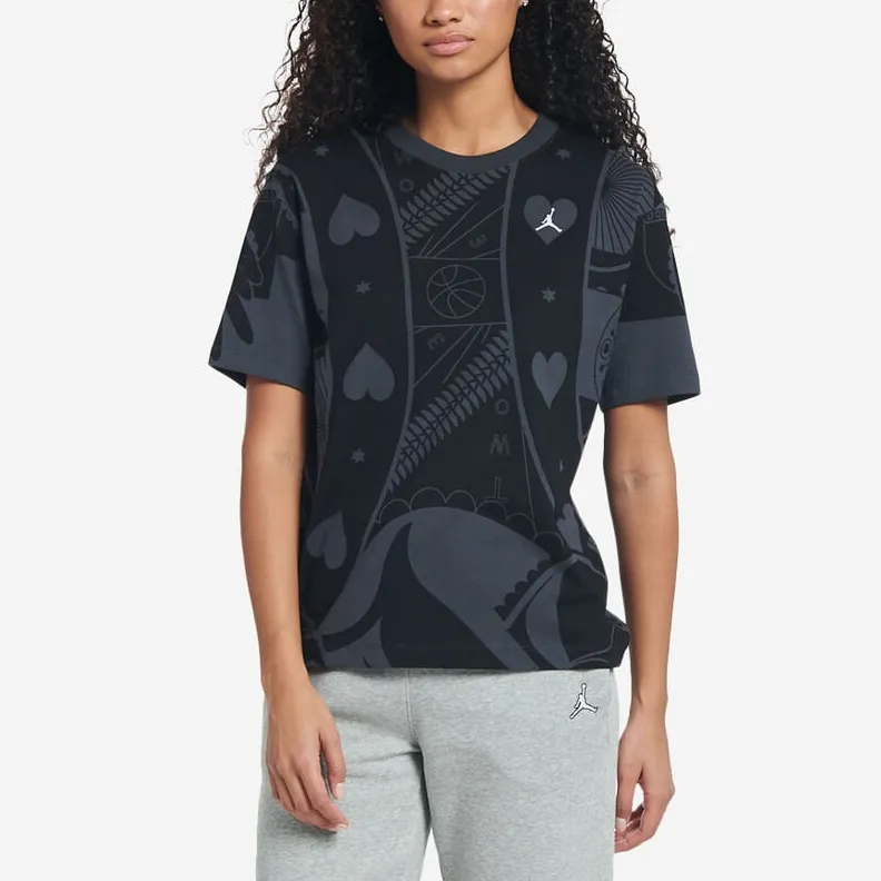 Jordan Jumpman Air GFX T-Shirt Women's Black-2