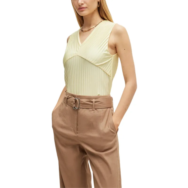 HUGO BOSS Tank Tops Women's Yellow-1