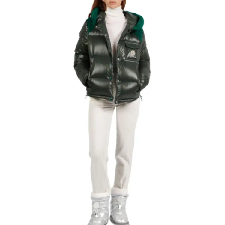 Moncler Down Jackets Women's Green-2