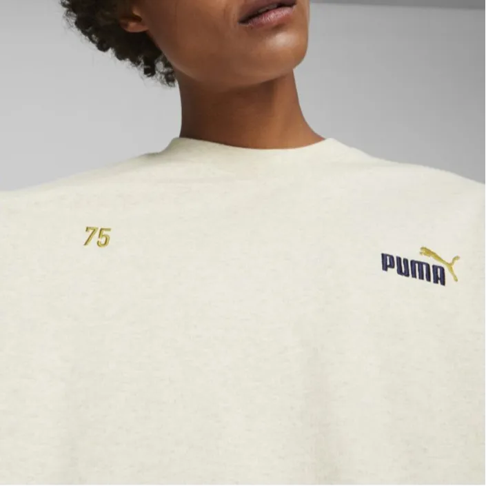 PUMA 75th Anniversary No.1 Logo Celebration Tee T Shirt Men's White-5