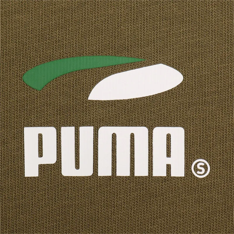 PUMA Sweatshirt Men's Olive Umber-2
