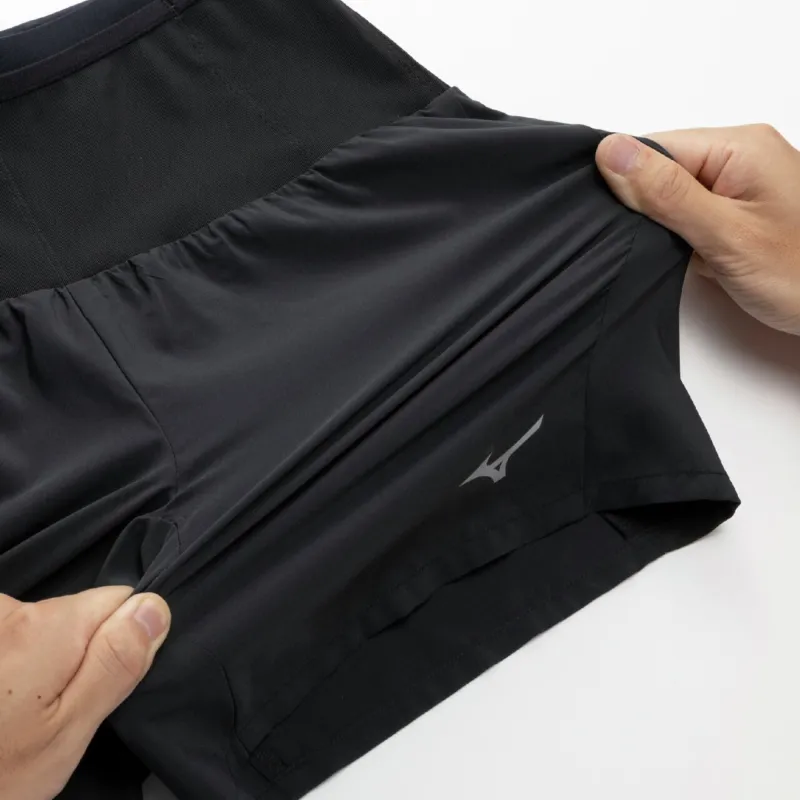 Mizuno Casual Shorts Men's Black-4