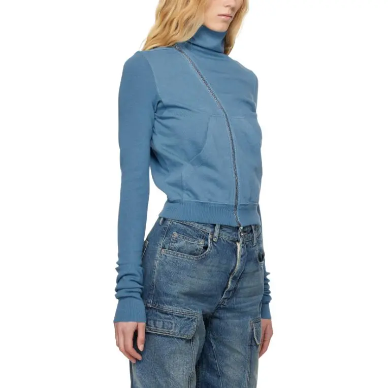 Rick Owens DRKSHDW Sweatshirt Women's Blue-1