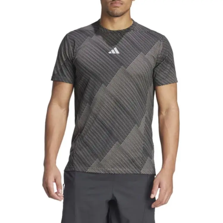 Adidas T Shirts Men Gray-4