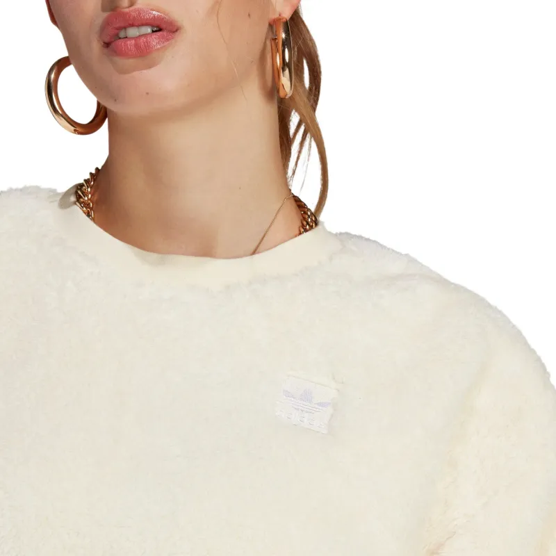 Adidas Originals Essentials+ Fluffy Teddy Sweater-4