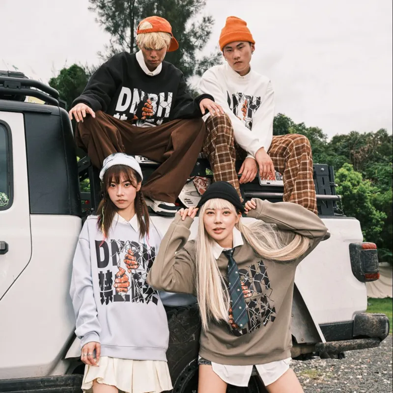 DNBH Crewneck Sweatshirt Unisex Multicolor Available-2