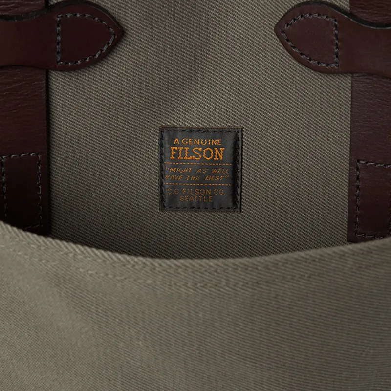 Filson Cotton Tote Bag, Shopping Bag, Handbag Men's Khaki-5