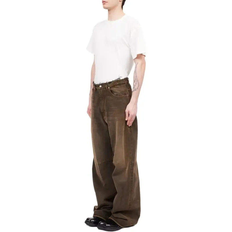 MM6 Maison Margiela Acid wash Mid rise Jeans-5