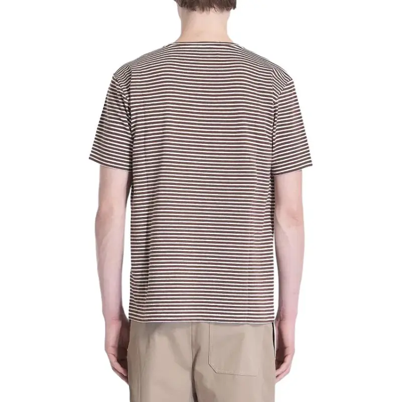 Valentino Striped Crewneck T Shirt-1