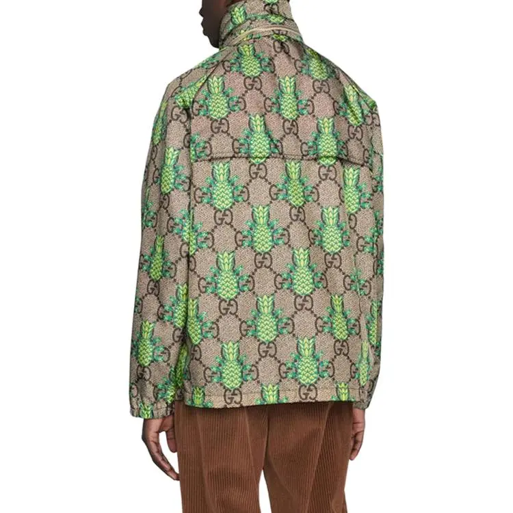 GUCCI Pineapple Gg Print Jacket-3