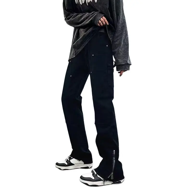 IJRJ Jeans Unisex Black-1