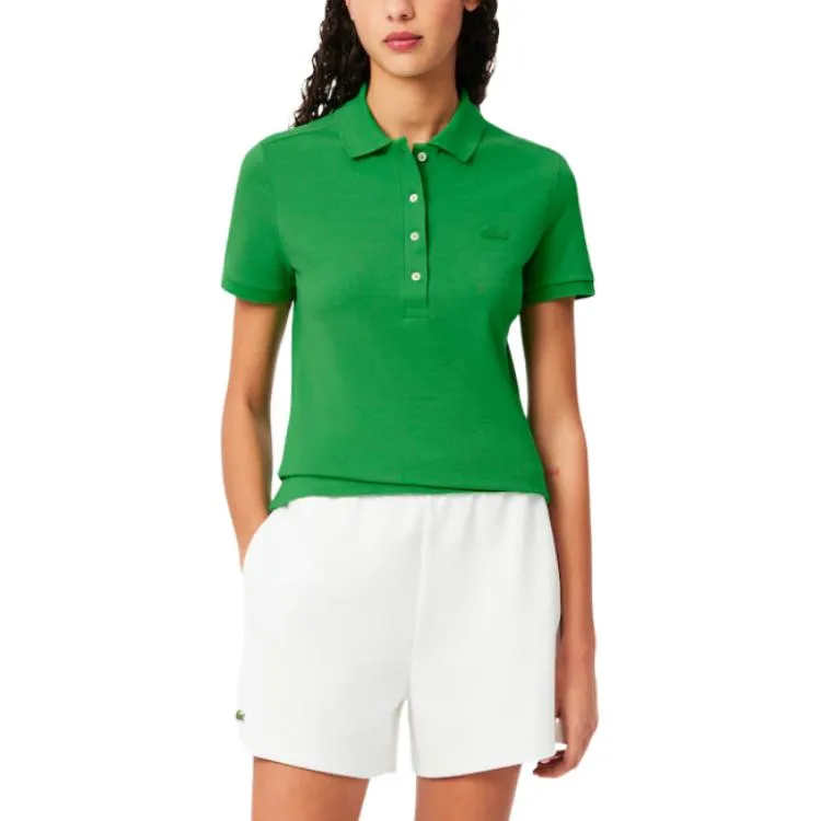 LACOSTE Polo Shirt Women's Green-1