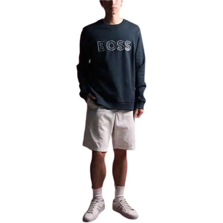 Boss Salbo Logo embroidered Sweatshirt-2