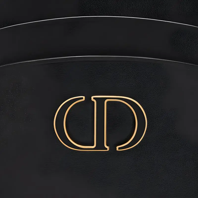 DIOR 30 Montaigne Smooth Cow Leather Card Holder Women's Black-3