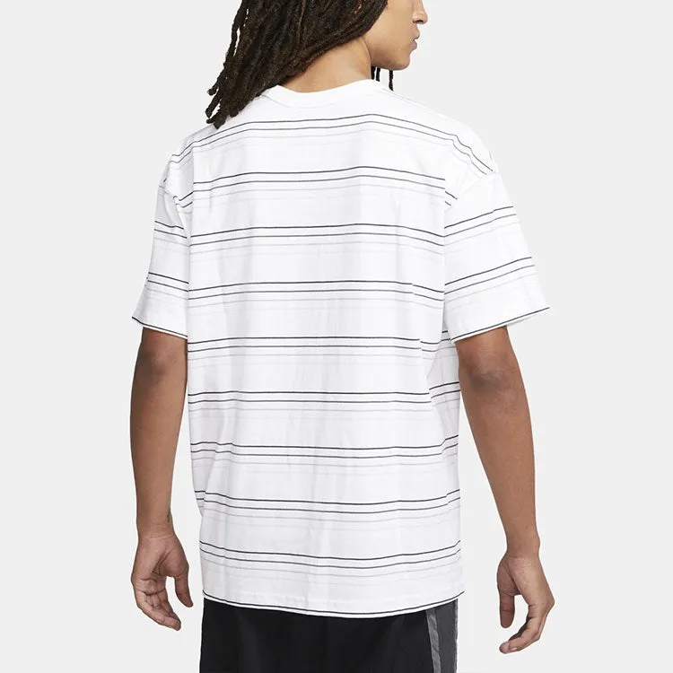 Nike Drop Shoulder Sleeve T Shirt Men's White-3