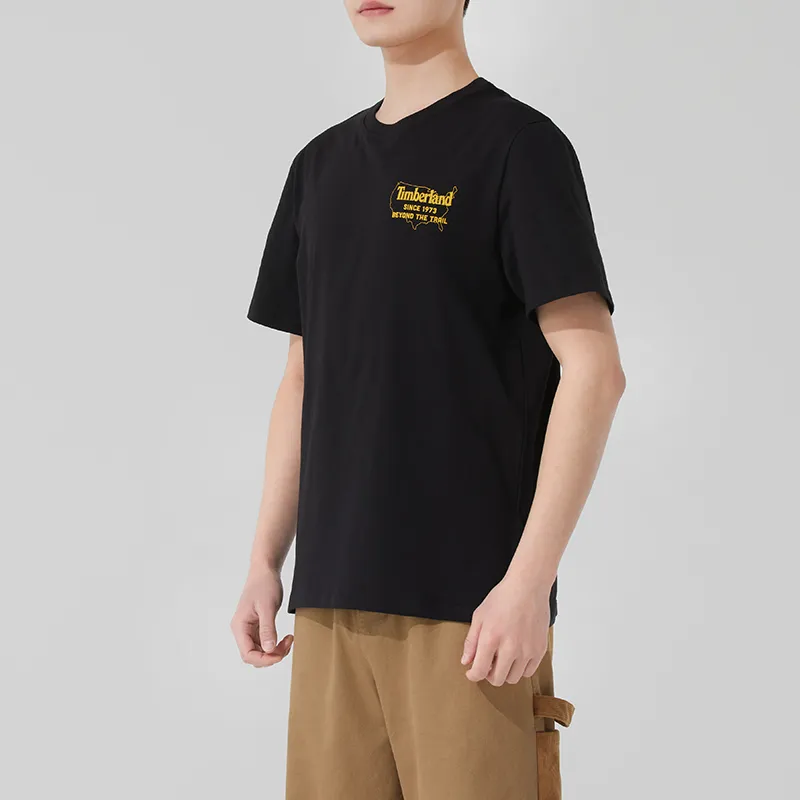 Timberland SS25 T Shirt Men's Black-3