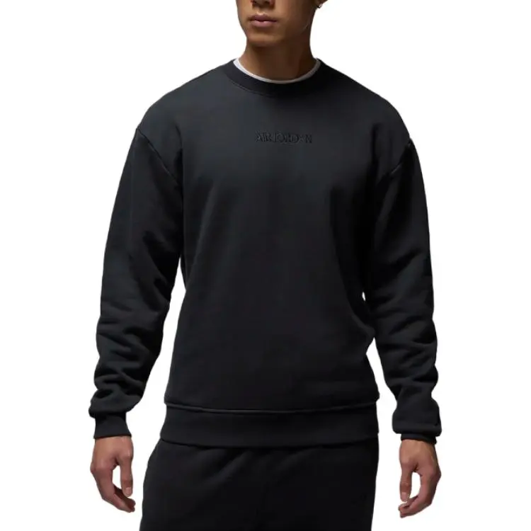 Jordan Jordan Wordmark Sweatshirt Men's Black-3