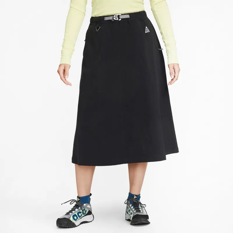 Nike ACG Casual Long Skirts Women's Black-2