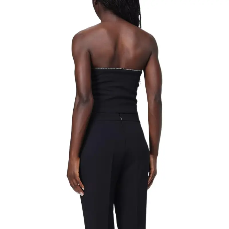 PINKO Off Shoulder Cropped Top-3