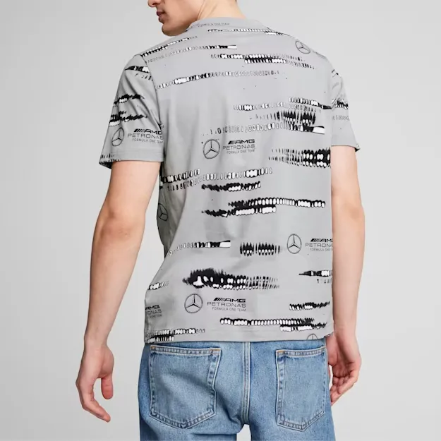 PUMA Mercedes AMG-Petronas F1 T-Shirt Men's Gray-3