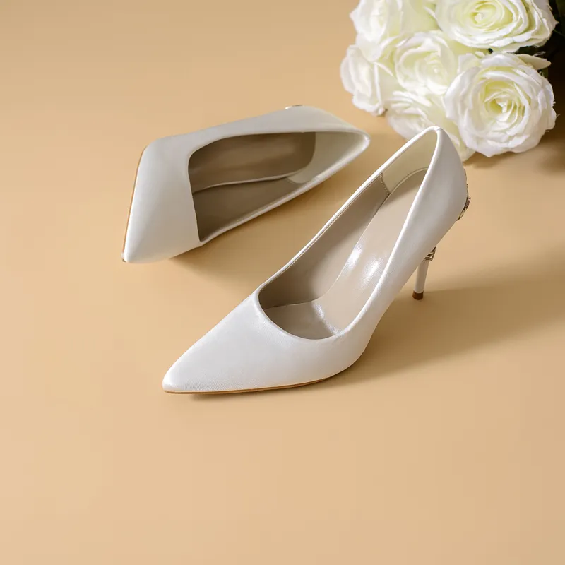 YAFEI XUANYU Slim Heel High Heels 10cm Women's-8