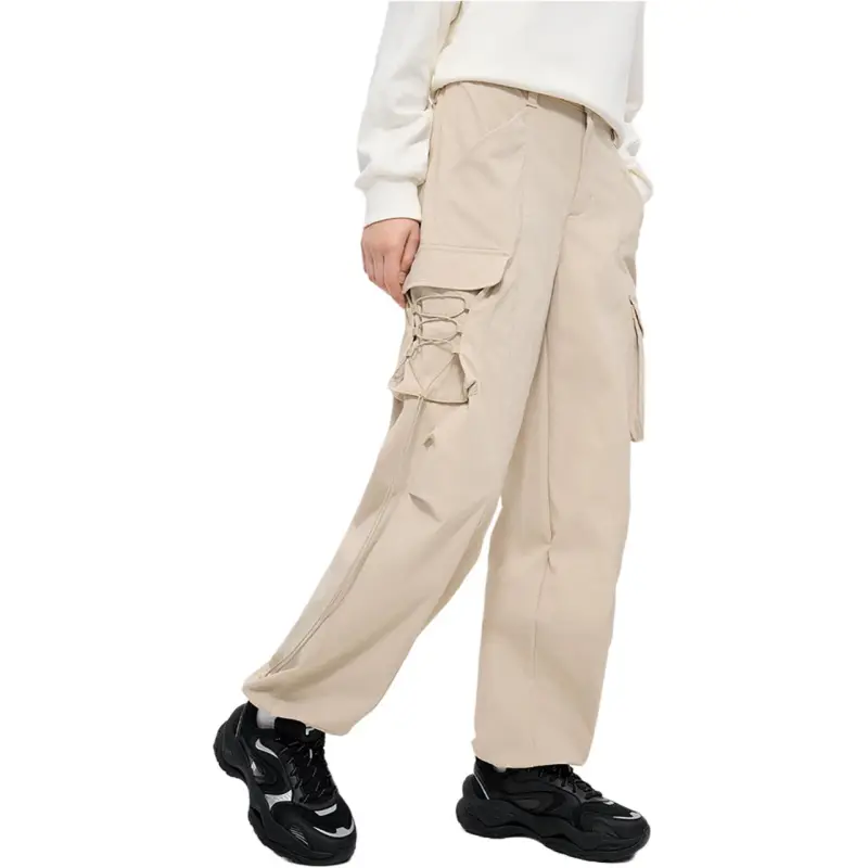 FILA FUSION Casual Pants Women's Bright Khaki-2