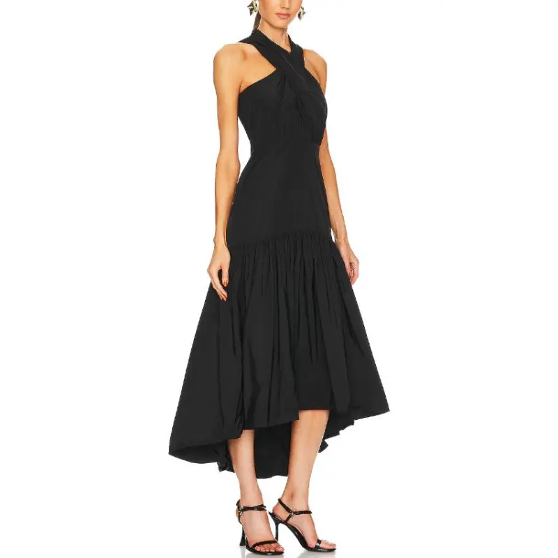 Veronica Beard Crossover detail Midi Dress-2