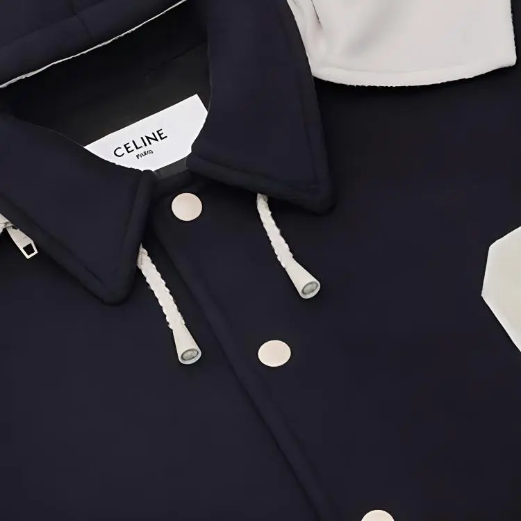 CELINE FW21 Jackets Coats Women's Midnight Black-4