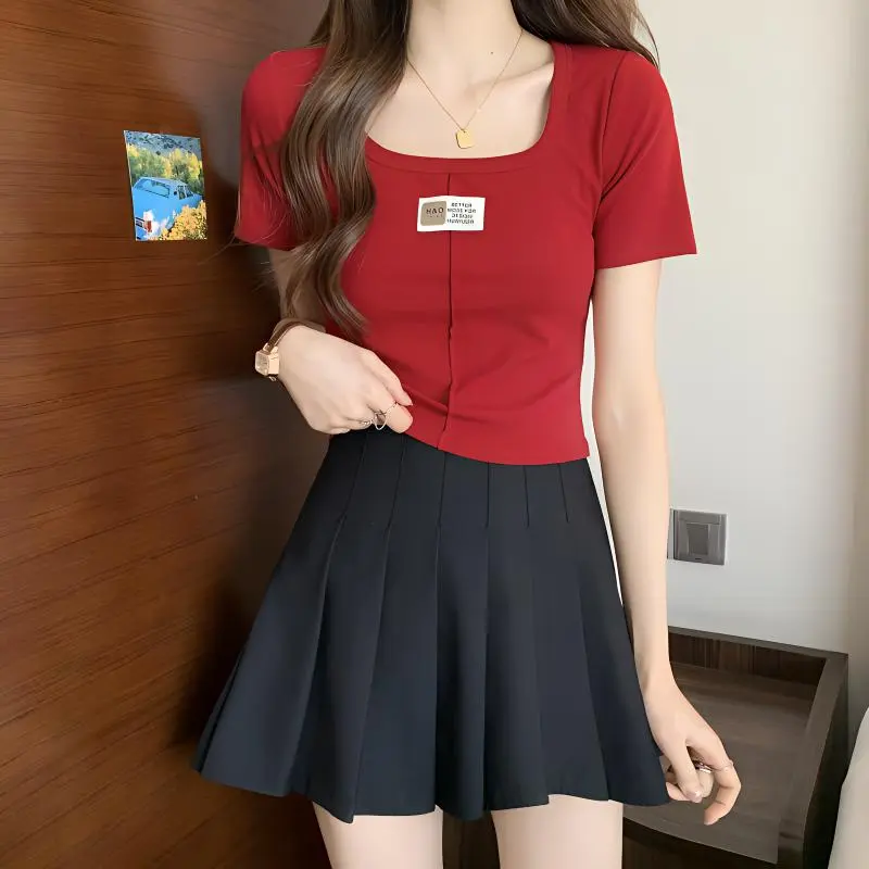 RTNH Summer T Shirt Women's Red-7