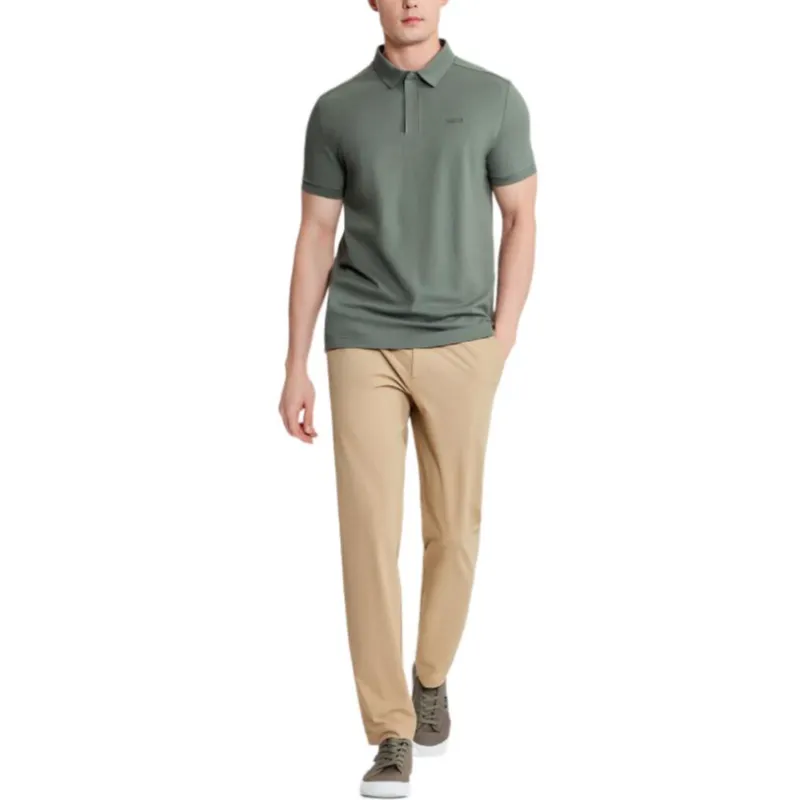 AIGLE Polo Shirt Men's Rosemary Green-2