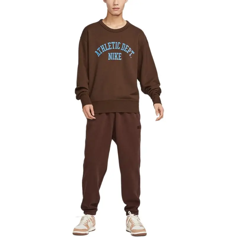 Nike Sweatshirts Men Brown-4